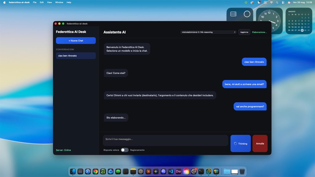 Assistente AI Locale Experimental